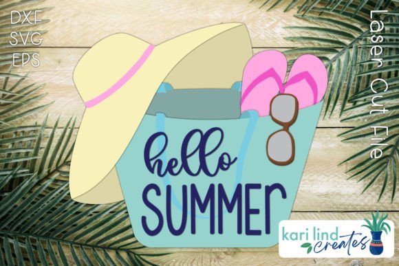 Beach Bag Door Sign Laser Cut File: A Seller’s Review