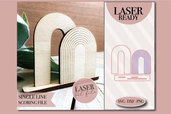 Boho Double Arch Stand for Laser Cutting and Stands