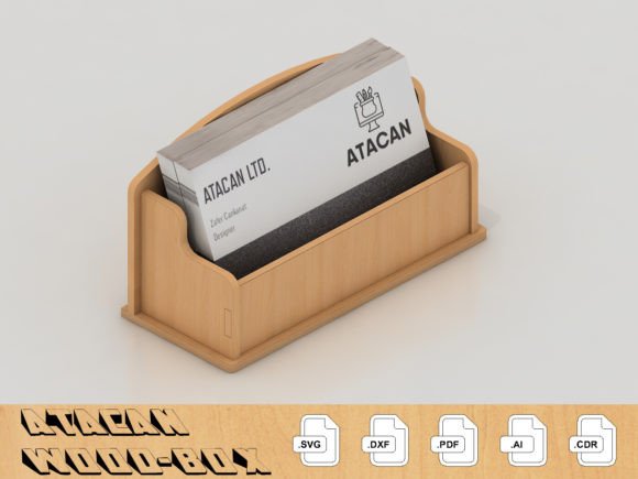 Business Card Display Stand SVG File 101: Laser Cutting Stands for Editorial Design