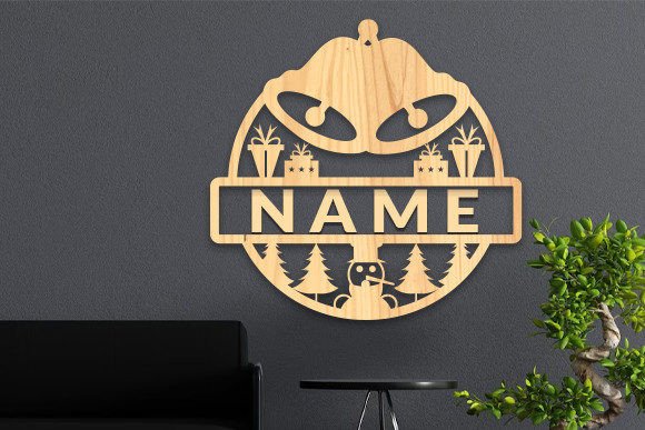 Christmas Home Decor Name Sign Laser Cut: A Designer’s Review