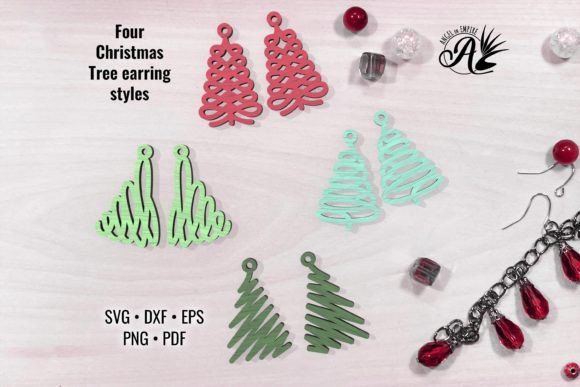 Christmas Tree Earrings or Ornaments