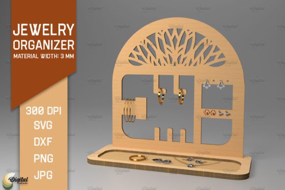 Display Laser Cut. Jewelry Organizer: A Practical Review for Laser Cutting and Stands