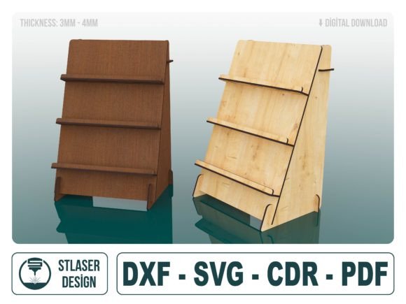 Display Stand Laser Cut Svg Files for Stands
