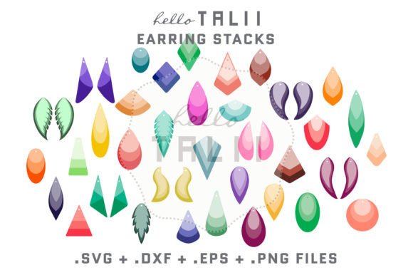 Earring Stacks SVG Bundle Review for Embroidery