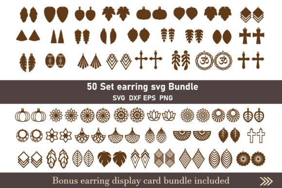 Laser Cutting Earrings: Reviewing the Earring Svg Bundle with Display Card Svg