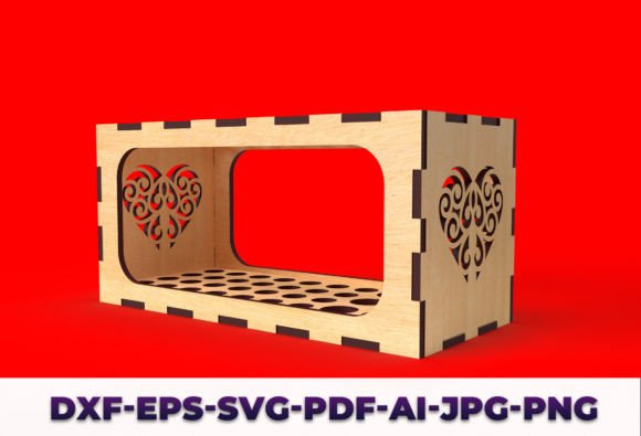 Pencil Holder with Scale Organizer Svg02: Laser Cutting Stands for Editorial Design