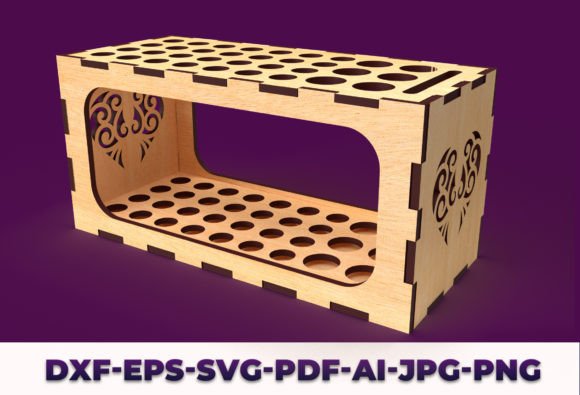 Pencil Holder with Scale Organizer Svg07 Laser Cutting Stands Review