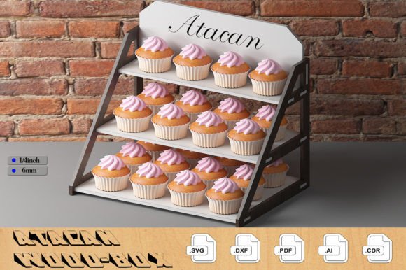 Shelf Retail Cupcake Display Stand 319: Laser Cutting Stands Review