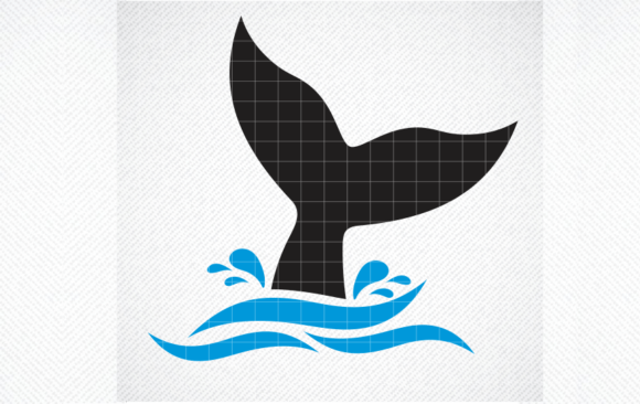 Whale Tail SVG, Whale Tail Vector Png for Crafts Graphics