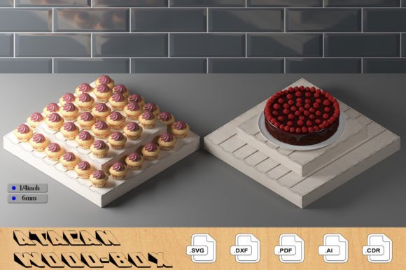 Wooden Cupcake Display Cake Stand 321 Review